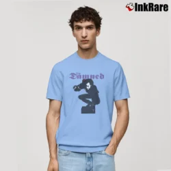 Men’s The Damned Captain Sensible Gothic Punk Classic T-Shirt in light blue | Soft, Breathable Everyday Wear
