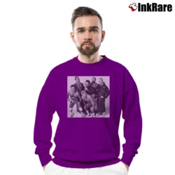 Men’s The Dangerous Alliance for Wrestling Nostalgia Crewneck Sweatshirt in purple | Cozy Fabric, Clean Style