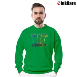 Men’s The Desaturating Seven Album Art Crewneck Sweatshirt in irish green | Cozy Fabric, Clean Style