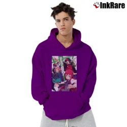 Men’s The Devil Is A Part Timer Anime Pullover Hoodie in purple | Cozy, Durable, Modern Fit