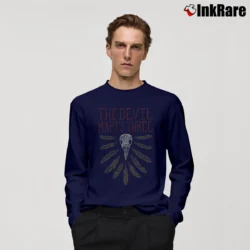 Men’s The Devil Makes Three Long-Sleeve Shirt in navy | Sleek, Lightweight, Year-Round Wear