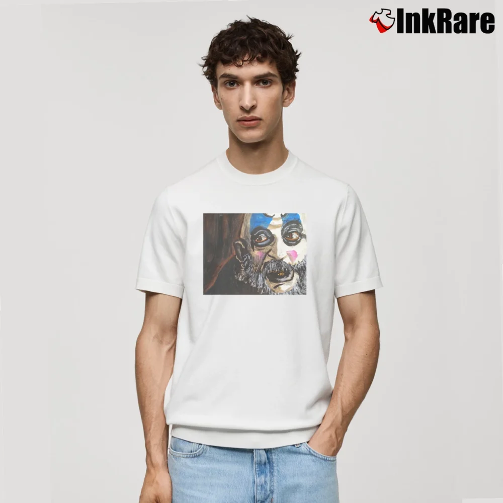 Men’s The Devil's Rejects Captain Spaulding Classic T-Shirt in white | Soft, Breathable Everyday Wear