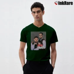 Men’s The Diaz Brothers V-Neck Tee in forest green | Sharp, Breathable, Everyday Staple