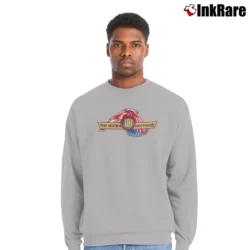 Men’s The Doobie Brothers Classic Logo Crewneck Sweatshirt in sport grey | Cozy Fabric, Clean Style