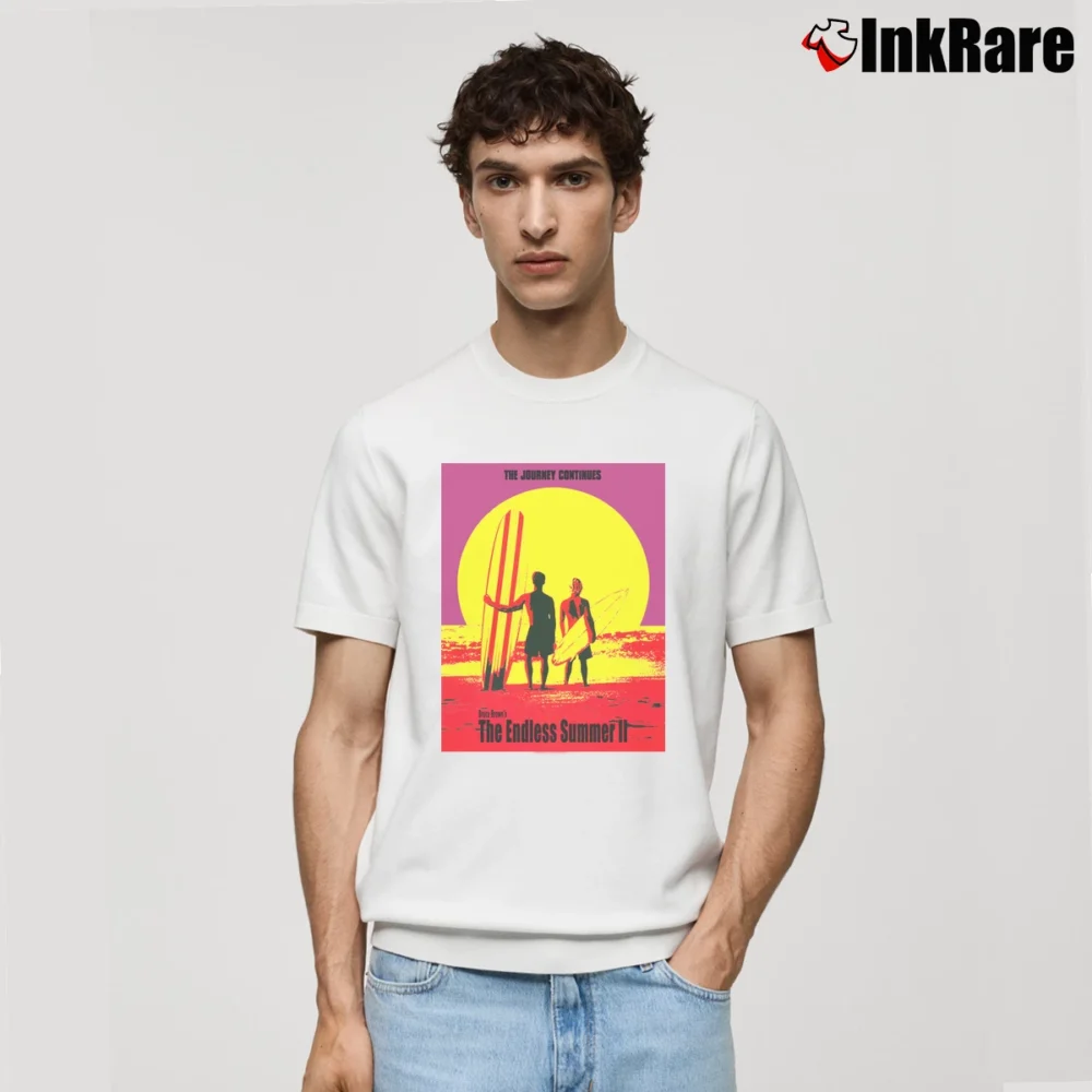 Men’s The Endless Summer 2 Movie Promo Classic T-Shirt in white | Soft, Breathable Everyday Wear