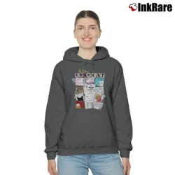 Women’s The Era Cat Version Concert Edition for Cat Lovers Cozy Hoodie in charcoal | Warm, Structured, Stylish