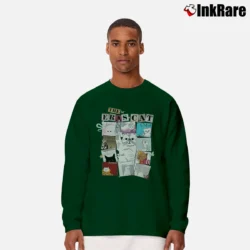 Men’s The Era Cat Version Concert Edition for Cat Lovers Long-Sleeve Shirt in forest green | Sleek, Lightweight, Year-Round Wear