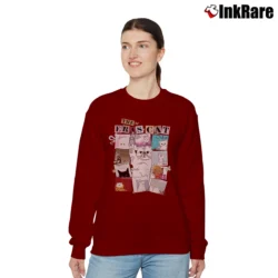 Women’s The Era Cat Version Concert Edition for Cat Lovers Relaxed Sweatshirt in maroon | Soft, Laid-Back Vibe