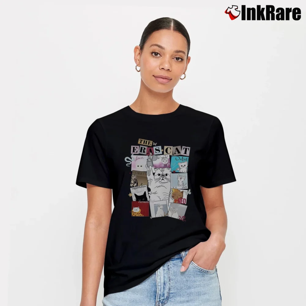 Women’s The Era Cat Version Concert Edition for Cat Lovers Signature T-Shirt in black | Soft, Flattering Fit