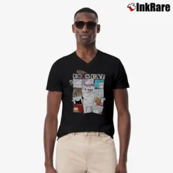 Men’s The Era Cat Version Concert Edition for Cat Lovers V-Neck Tee in black | Sharp, Breathable, Everyday Staple