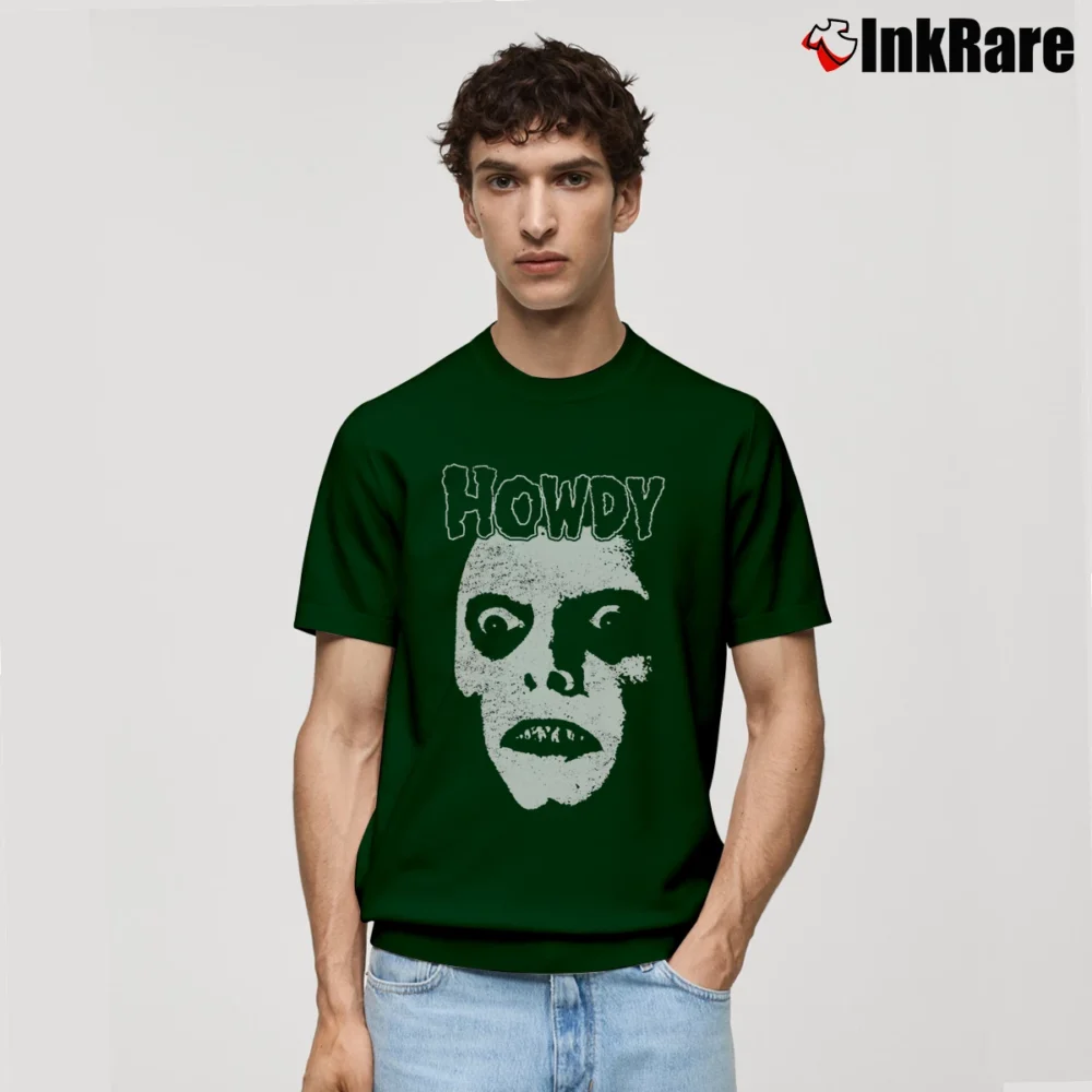 Men’s The Exorcist Captain Howdy Horror Classic T-Shirt in forest green | Soft, Breathable Everyday Wear