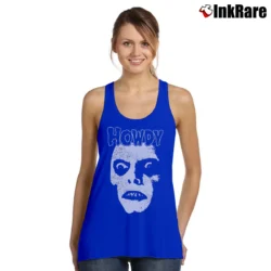 Women’s The Exorcist Captain Howdy Horror Tank Top in royal blue | Lightweight, Movement-Friendly