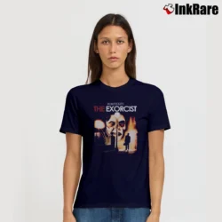 Women’s The Exorcist Original Signature T-Shirt in navy | Soft, Flattering Fit
