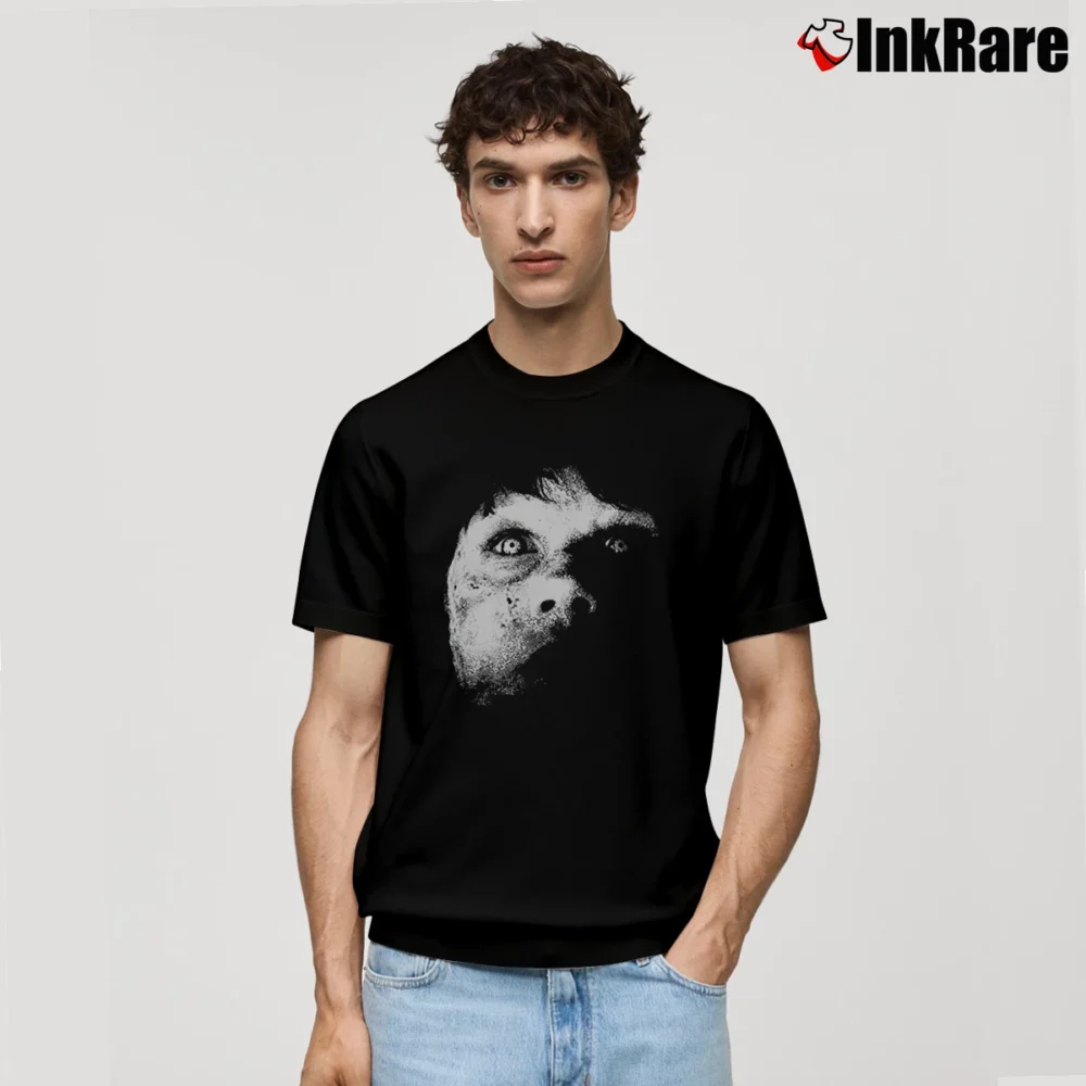 Men’s The Exorcist Regan Demon Horror Movie Classic T-Shirt in black | Soft, Breathable Everyday Wear