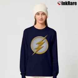 Women’s The Flash Season TV Show Long-Sleeve Top in navy | Sleek, Versatile, All-Season
