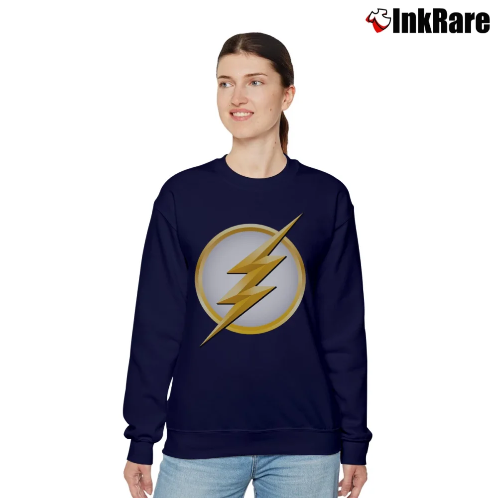 Women’s The Flash Season TV Show Relaxed Sweatshirt in navy | Soft, Laid-Back Vibe