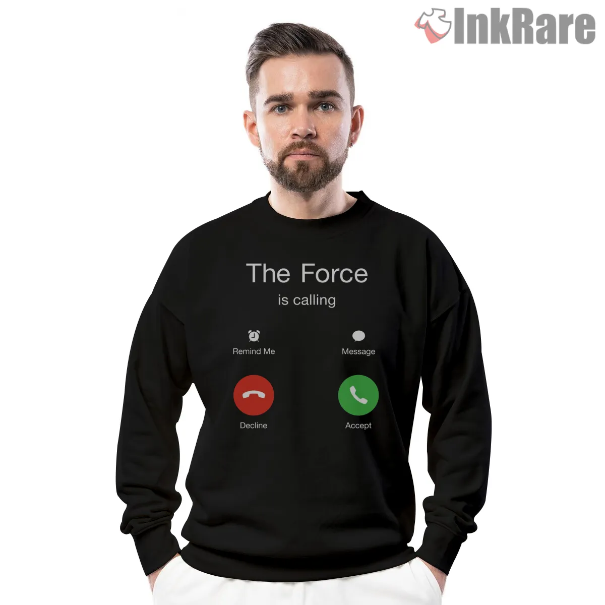 The Force Is Calling Incoming Call Shirt The Force Is Calling Incoming Call Shirt on graphic shirt for men graphic tee