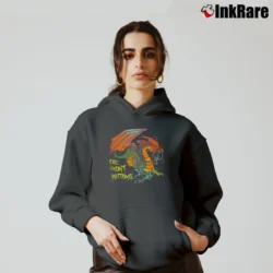 Women’s The Front Bottoms Dragon Band Graphic Cozy Hoodie in charcoal | Warm, Structured, Stylish