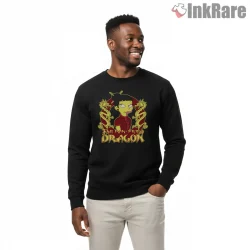 The Frying Dragon Springfield Chinese Restaurant Logo Shirt on graphic shirt for men graphic tee