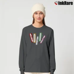 Women’s The Go - go's 1984 Tour Vintage Band Long-Sleeve Top in charcoal | Sleek, Versatile, All-Season