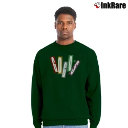 Men’s The Go - go's 1984 Tour Vintage Band Crewneck Sweatshirt in forest green | Cozy Fabric, Clean Style