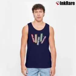 Men’s The Go - go's 1984 Tour Vintage Band Tank Top in navy | Breathable, Active-Friendly Design
