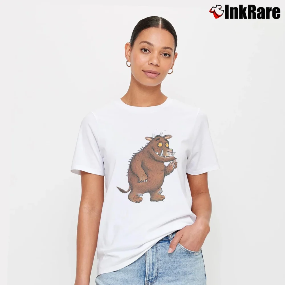 Women’s The Gruffalo Character Signature T-Shirt in white | Soft, Flattering Fit