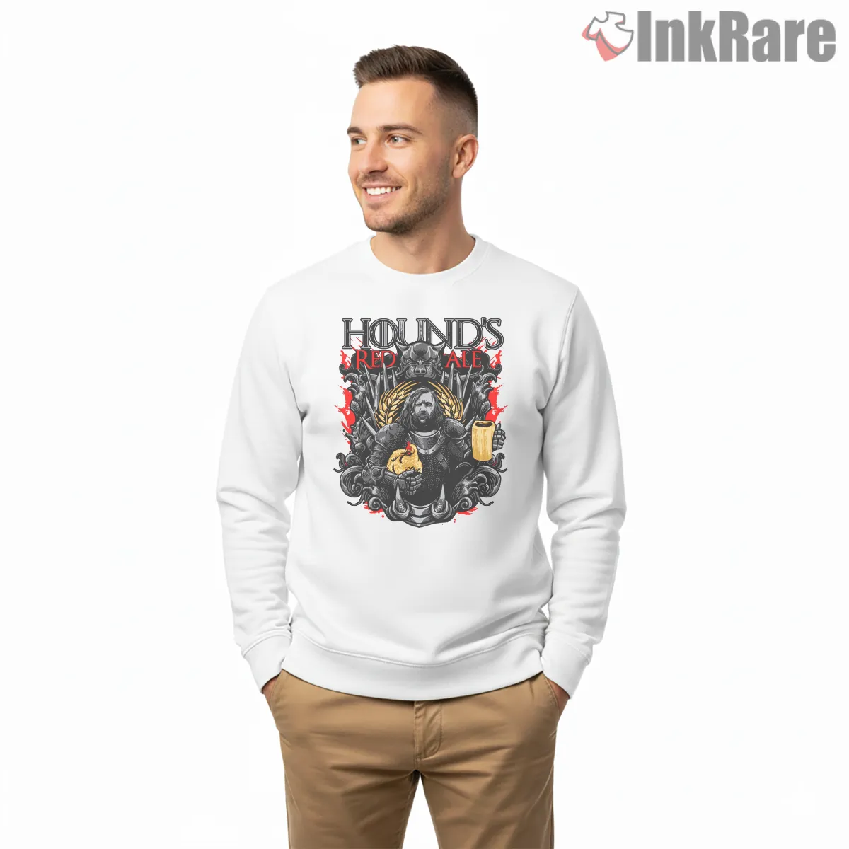 The Hound Red Ale Medieval Tavern Graphic Shirt The Hound Red Ale Medieval Tavern Graphic Shirt on graphic shirt for men graphic tee