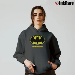 Women’s The Hundreds X Batman Cozy Hoodie in charcoal | Warm, Structured, Stylish