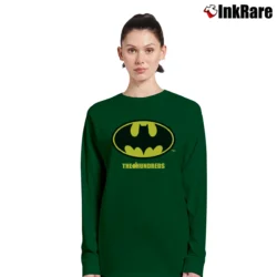 Women’s The Hundreds X Batman Long-Sleeve Top in forest green | Sleek, Versatile, All-Season