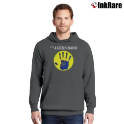 Men’s The J. Geils Band Sanctuary Graphic Pullover Hoodie in charcoal | Cozy, Durable, Modern Fit
