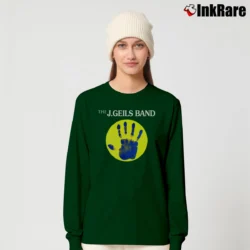 Women’s The J. Geils Band Sanctuary Graphic Long-Sleeve Top in forest green | Sleek, Versatile, All-Season