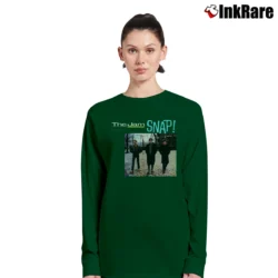 Women’s The Jam Band Logo Graphic Long-Sleeve Top in forest green | Sleek, Versatile, All-Season
