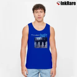 Men’s The Jam Band Logo Graphic Tank Top in royal blue | Breathable, Active-Friendly Design