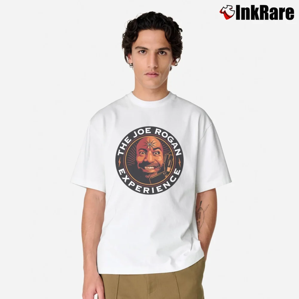 Men’s The Joe Rogan Experience Classic T-Shirt in white | Soft, Breathable Everyday Wear
