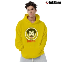 Men’s The Joker DC Comics Target Adult Pullover Hoodie in yellow | Cozy, Durable, Modern Fit
