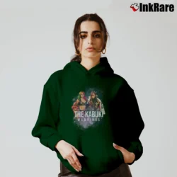 Women’s The Kabuki Warriors Cozy Hoodie in forest green | Warm, Structured, Stylish