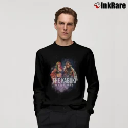 Men’s The Kabuki Warriors Long-Sleeve Shirt in black | Sleek, Lightweight, Year-Round Wear