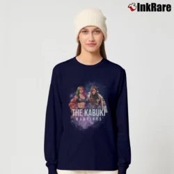 Women’s The Kabuki Warriors Long-Sleeve Top in navy | Sleek, Versatile, All-Season