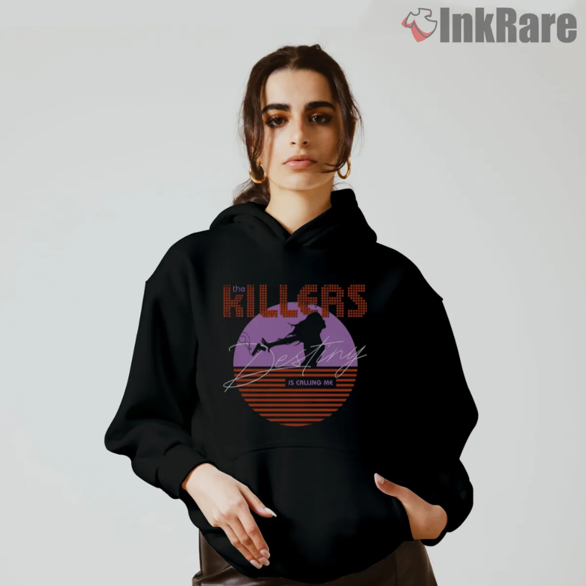 Hoodie Option Black hoodie featuring The Killers Destiny Is Calling Me print