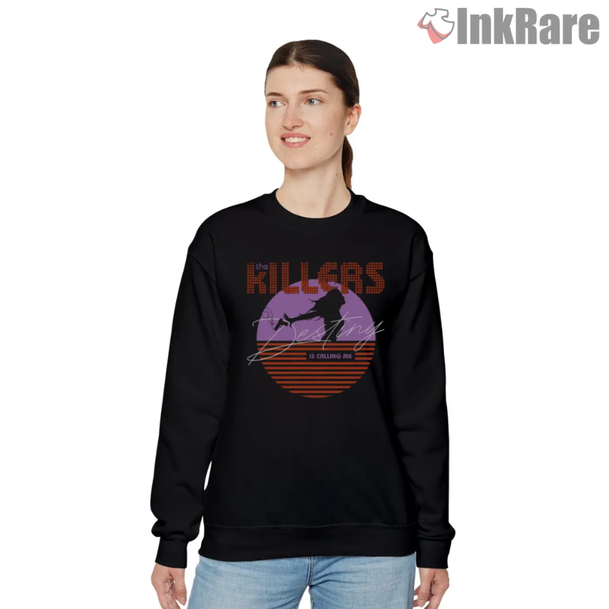 Sweatshirt Option Black sweatshirt with The Killers Destiny Is Calling Me design