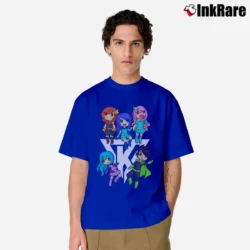 Men’s The Krew Cute Heroes Classic T-Shirt in royal blue | Soft, Breathable Everyday Wear