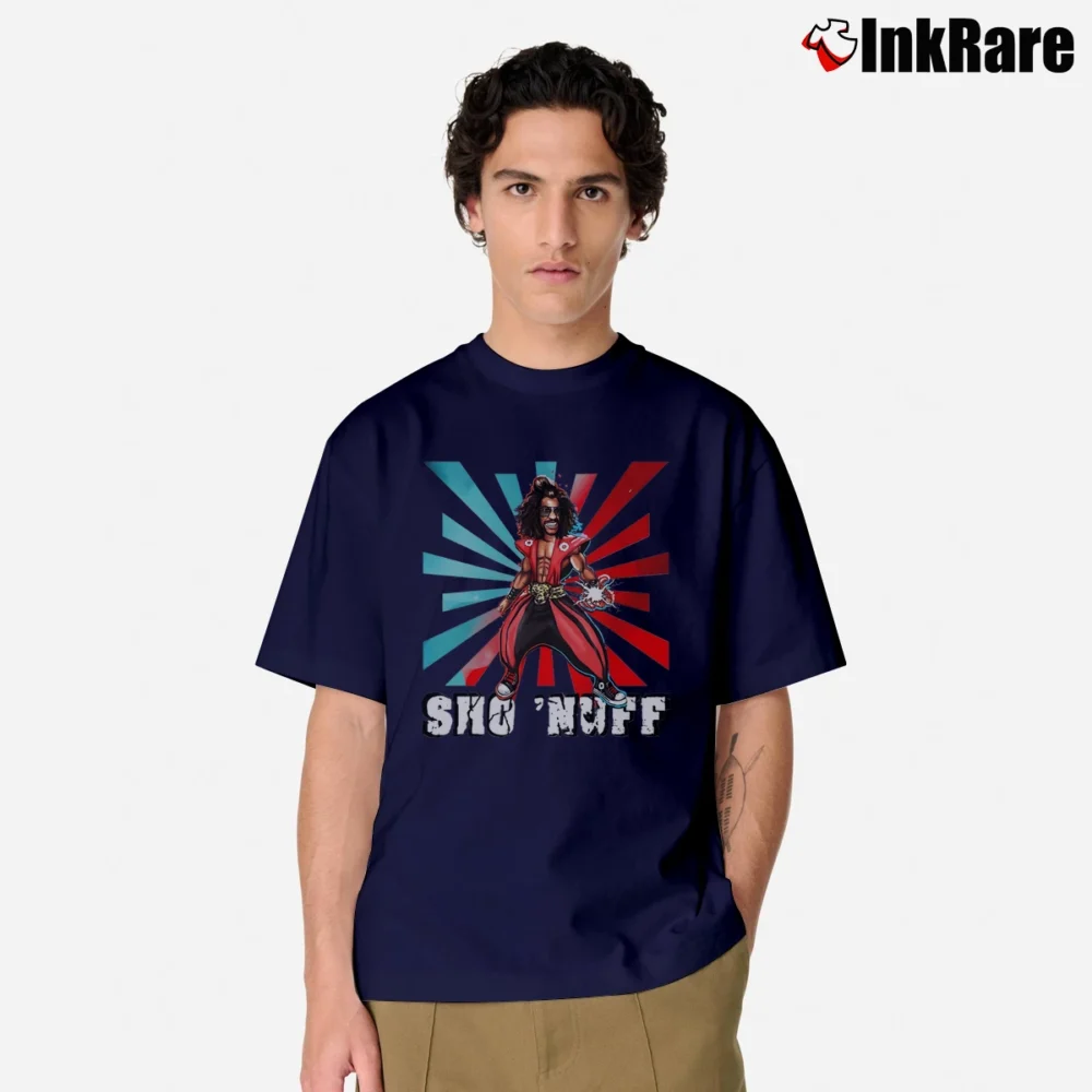 Men’s The Last Dragon Sho'nuff Classic Movie Classic T-Shirt in navy | Soft, Breathable Everyday Wear