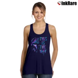 Women’s The Mandalorian This Is The Way Star Wars Tank Top in navy | Lightweight, Movement-Friendly