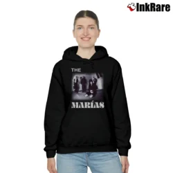 Women’s the marias all member indie pop band Cozy Hoodie in black | Warm, Structured, Stylish