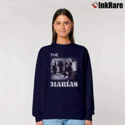 Women’s the marias all member indie pop band Relaxed Sweatshirt in navy | Soft, Laid-Back Vibe