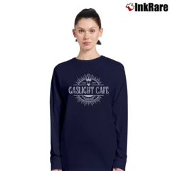 Women’s The Marvelous Mrs Maisel Gaslight Cafe Long-Sleeve Top in navy | Sleek, Versatile, All-Season