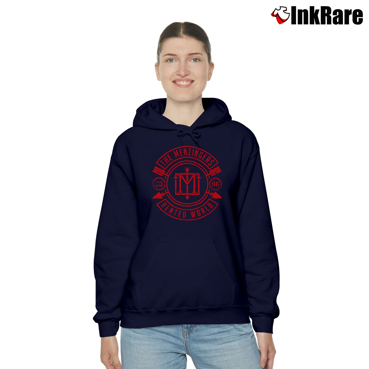 Women’s The Menzingers Band Cozy Hoodie in navy | Warm, Structured, Stylish