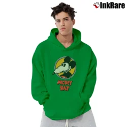 Men’s The Mickey Rat Parody Graphic Pullover Hoodie in irish green | Cozy, Durable, Modern Fit