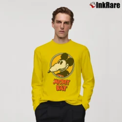 Men’s The Mickey Rat Parody Graphic Long-Sleeve Shirt in yellow | Sleek, Lightweight, Year-Round Wear